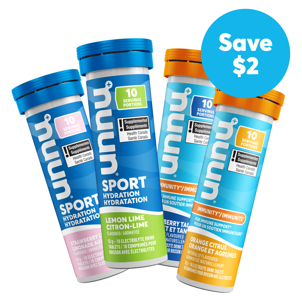 Sport + Immunity Mixed 4 Pack
