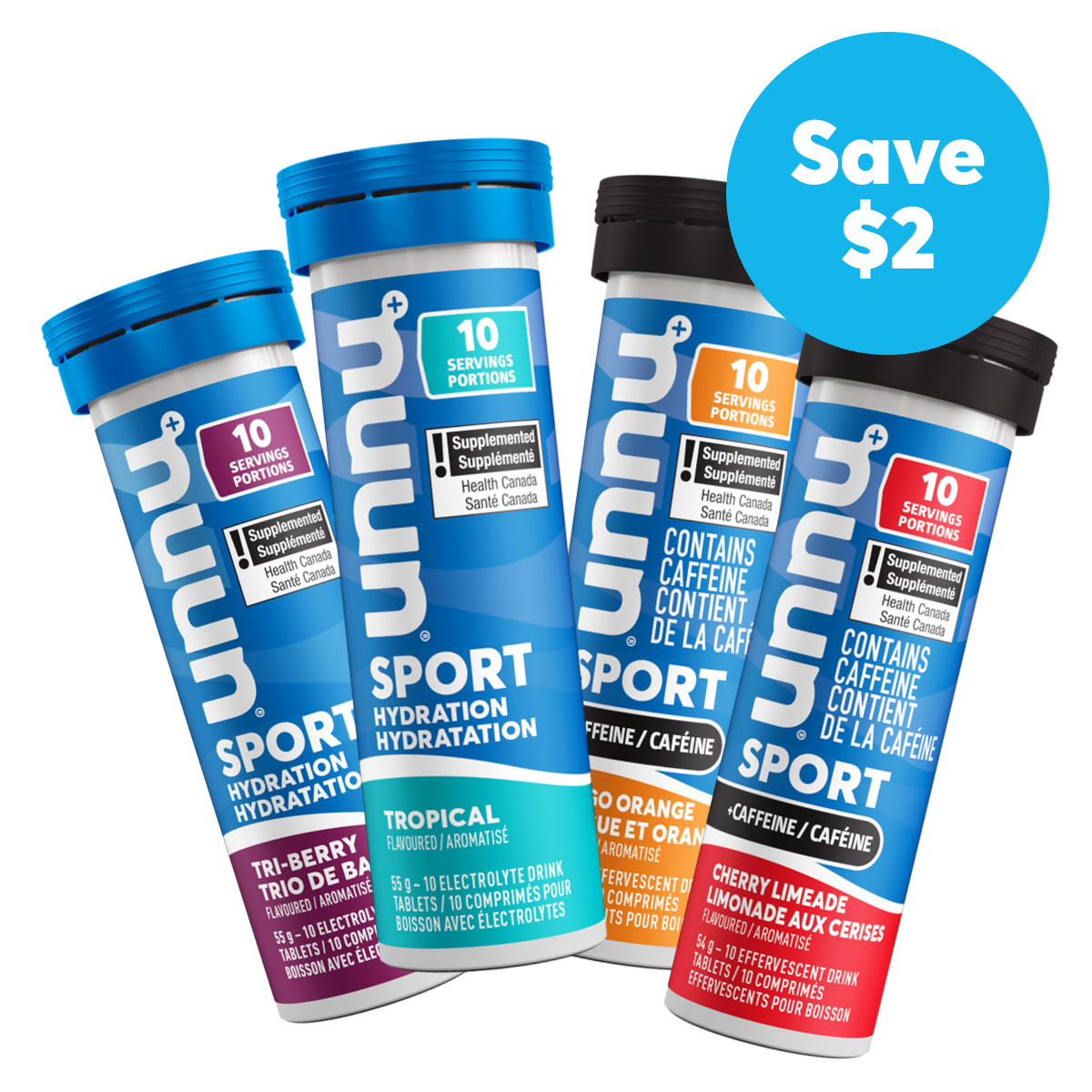Sport + Caffeine Mixed 4 Pack