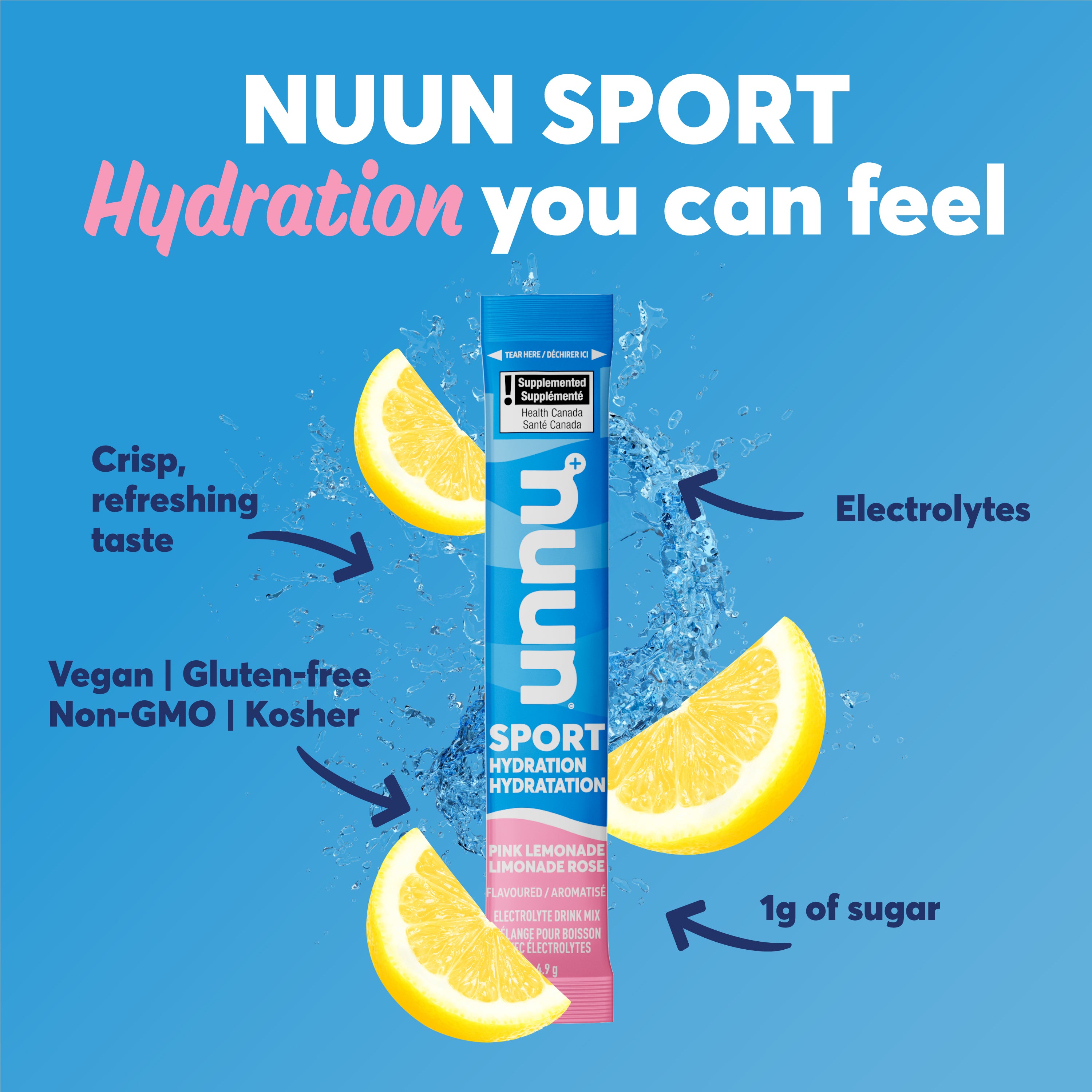 Nuun Sport Powder (July 2026 Expiry)